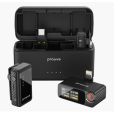 Proove Forum Pro Bezvadu Mikrofonu Sistēma Android, iPhone, Kamerām un Datoriem – Melna
